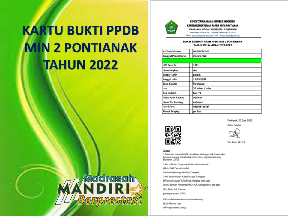 CETAK KARTU PPDB 2022